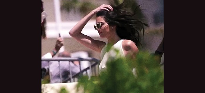 KENDALL JENNER MAGNUM ICECREAM CANNES FESTIVAL KATE YOUNG FOR TURA ALLY K504 BONE WOMENS SUNGLASSES