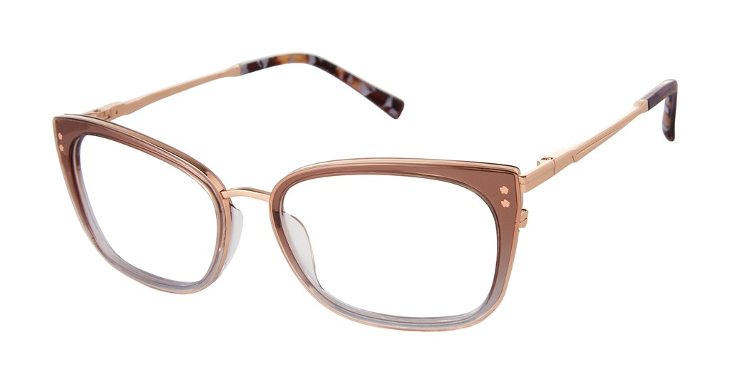 Tura Ted Baker TW017 Eyeglasses Frames 54-17-140 RXable Brown Lilac NWT 329774_GRY.jpg main image 4