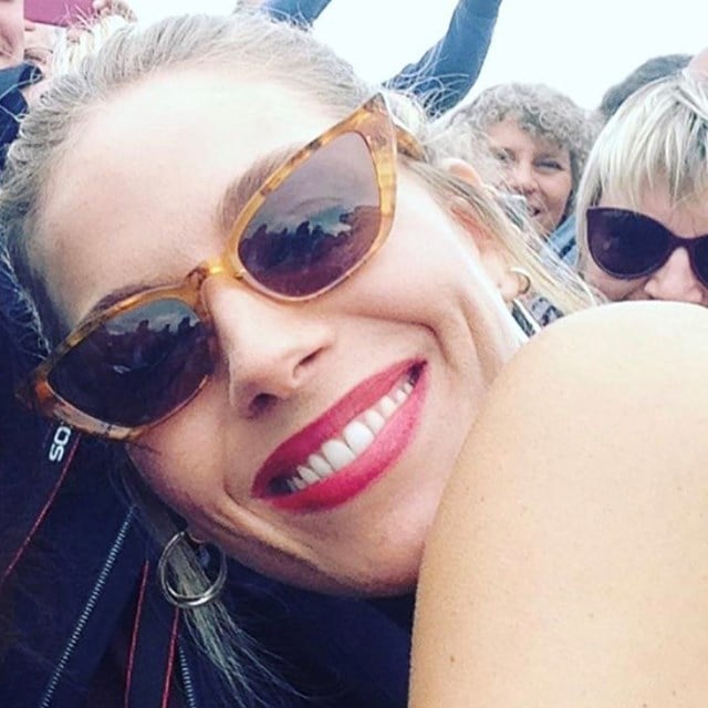 Sienna Miller wearing Kate Young for Tura K557 TOR