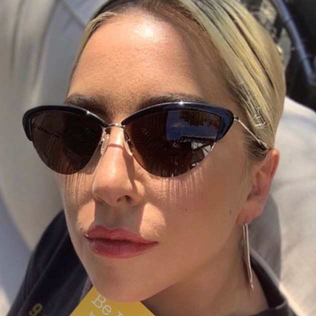 Lady Gaga wearing Kate Young for Tura K504 BLK