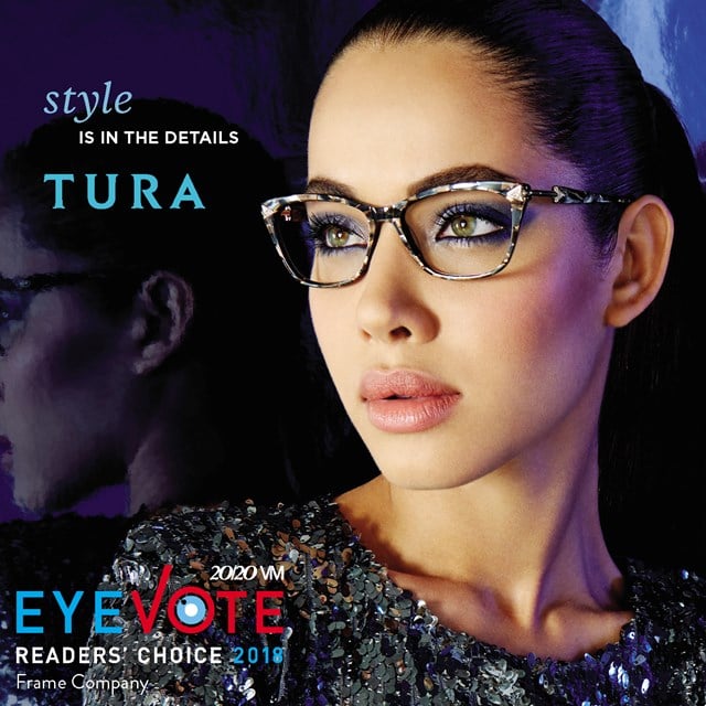 Thank you so much for choosing Tura as the Best Frame Company in the 20/20 VM Readers’ Choice Awards for 2018. We hope to exceed your expectations for years to come! R560 BRN