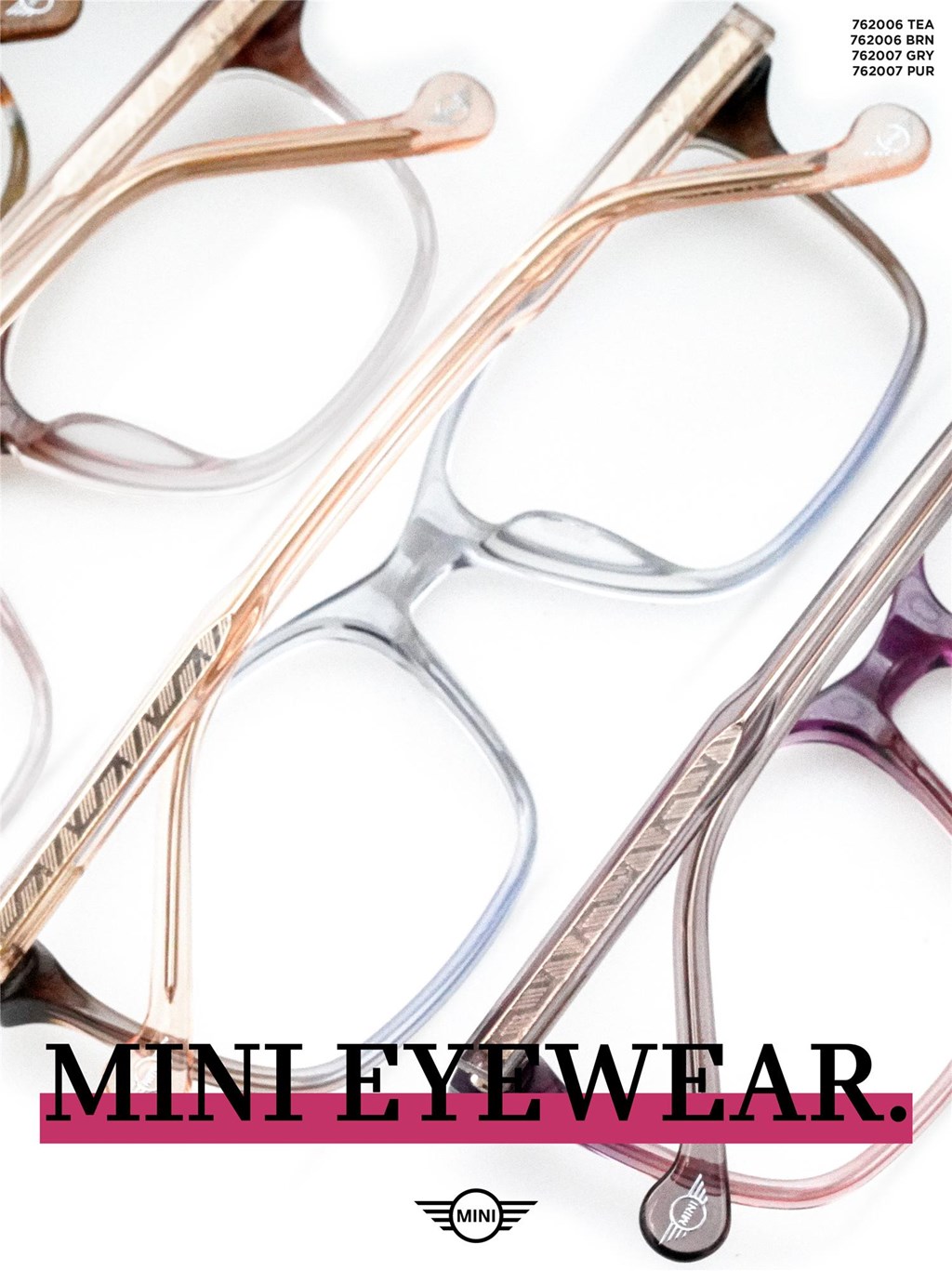 762006 TEA / 762006 BRN / 762007 GRY / 762007 PUR